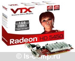   VTX3D Radeon HD 5450 650 Mhz PCI-E 2.1 1024 Mb 1000 Mhz 64 bit DVI HDMI HDCP (VX5450 1GBK3-H)  1