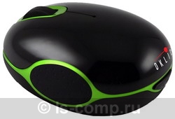   Oklick 535 XSW Optical Mouse Black-Green USB (911660)  1