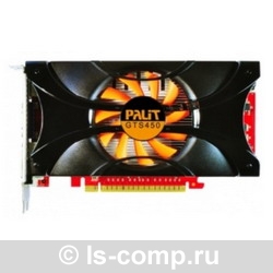   Palit GeForce GTS 450 783Mhz PCI-E 2.0 512Mb 3608Mhz 128 bit DVI HDMI HDCP (NE5S4500HD51-1061F)  2