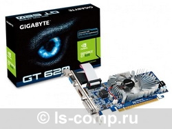   Gigabyte GeForce GT 620 700Mhz PCI-E 2.0 1024Mb 1200Mhz 64 bit DVI HDMI HDCP (GV-N620D3-1GL)  2