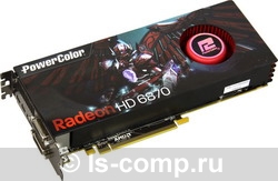   PowerColor Radeon HD 6870 900 Mhz PCI-E 2.1 1024 Mb 4200 Mhz 256 bit 2xDVI HDMI HDCP (AX6870 1GBD5-M2DH)  2