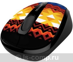   Microsoft Wireless Mobile Mouse 3500 Artist Edition Koivo Black-Orange USB (GMF-00363)  2