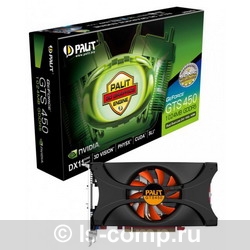   Palit GeForce GTS 450 783 Mhz PCI-E 2.0 1024 Mb 3608 Mhz 128 bit DVI HDMI HDCP (NE5S4500FHD01)  1