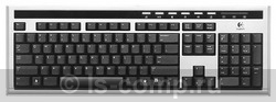   Logitech UltraX Premium Keyboard Black-Silver USB (920-000184)  1