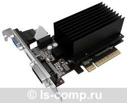   Palit GeForce GT 720 797Mhz PCI-E 2.0 1024Mb 1600Mhz 64 bit DVI HDMI HDCP Silent (NEAT7200HD06-2080H)  2