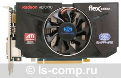   Sapphire Radeon HD 6770 850Mhz PCI-E 2.1 1024Mb 4800Mhz 128 bit 2xDVI HDMI HDCP (11189-02-20G)  1