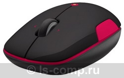   Logitech Wireless Mouse M345 Black-Pink USB (910-002591)  2