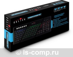   Oklick 490 S Illuminated Keyboard Black USB (615617)  2