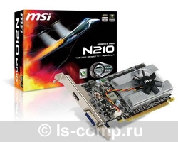   MSI GeForce 210 475 Mhz PCI-E 2.0 1024 Mb 800 Mhz 128 bit DVI HDMI HDCP (N210-MD1G)  3