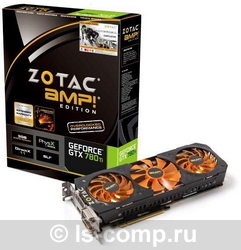   Zotac GeForce GTX 780 Ti 1006Mhz PCI-E 3.0 3072Mb 7200Mhz 384 bit 2xDVI HDMI HDCP (ZT-70503-10P)  4