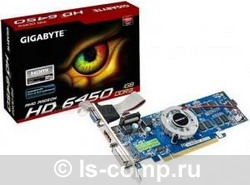   Gigabyte Radeon HD 6450 625Mhz PCI-E 2.1 1024Mb 1100Mhz 64 bit DVI HDMI HDCP (GV-R645-1GI)  2