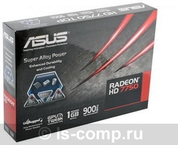   Asus Radeon HD 7750 900Mhz PCI-E 3.0 2048Mb 4600Mhz 128 bit DVI HDMI HDCP (HD7750-T-1GD5)  4