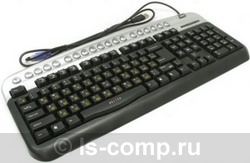   Oklick 320 M Multimedia Keyboard Silver USB+PS/2 (320M-UP-S)  1