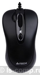   A4 Tech D-61FX DustFree HD Mouse Black USB (D-61FX)  2