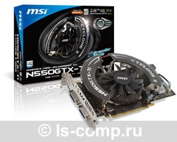   MSI GeForce GTX 550 Ti 950Mhz PCI-E 2.0 1024Mb 4300Mhz 192 bit 2xDVI Mini-HDMI HDCP Cyclone (N550GTX-Ti Cyclone II 1GD5/OC)  1