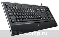   Logitech Illuminated Keyboard Black USB (920-001174)  2