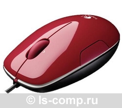   Logitech LS1 Laser Mouse Red USB (910-001032)  2