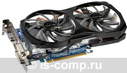   Gigabyte GeForce GTX 650 1110Mhz PCI-E 3.0 1024Mb 5000Mhz 128 bit 2xDVI HDMI HDCP WindForce (GV-N650WF2-1GI)  1