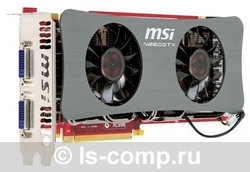   MSI GeForce GTX 260 655 Mhz PCI-E 2.0 896 Mb 2100 Mhz 448 bit 2xDVI HDCP Twin Frozr (N260GTX-TWIN FROZR-OC)  1