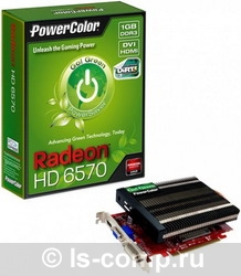   PowerColor Radeon HD 6570 650Mhz PCI-E 2.1 1024Mb 1334Mhz 128 bit DVI HDMI HDCP Silent (AX6570 1GBK3-NHG)  2