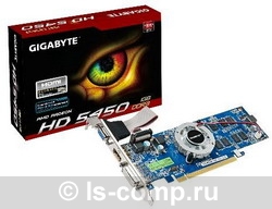   Gigabyte Radeon HD 5450 650Mhz PCI-E 2.1 1024Mb 1100Mhz 64 bit DVI HDMI HDCP (GV-R545-1GI)  2