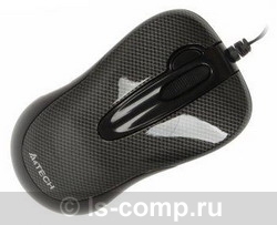   A4 Tech D-60F-2 Holeless carbon Black USB (D-60F-2)  2