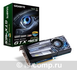   Gigabyte GeForce GTX 465 607Mhz PCI-E 2.0 1024Mb 3206Mhz 256 bit 2xDVI Mini-HDMI HDCP (GV-N465MT-1GI)  1