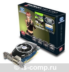   Sapphire Radeon HD 5750 700 Mhz PCI-E 2.1 1024 Mb 4600 Mhz 128 bit 2xDVI HDMI (11164-00-20R)  1