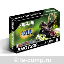   Asus GeForce GT 220 625 Mhz PCI-E 2.0 1024 Mb 800 Mhz 128 bit DVI HDMI HDCP V2 (ENGT220/DI/1GD2(LP)/V2)  2