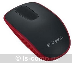   Logitech Zone Touch Mouse T400 Black-Red USB (910-003313)  3