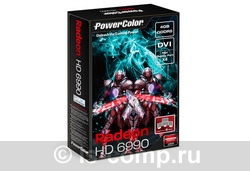   PowerColor Radeon HD 6990 830Mhz PCI-E 2.1 4096Mb 5000Mhz 512 bit DVI HDCP (AX6990 4GBD5-M4D)  2