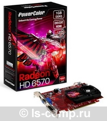   PowerColor Radeon HD 6570 650Mhz PCI-E 2.1 1024Mb 1000Mhz 128 bit DVI HDMI HDCP (AX6570 1GBD3-HE)  2