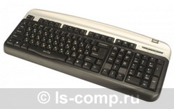   Oklick 300 M Office Keyboard Silver USB+PS/2 (300M-UP-S)  1