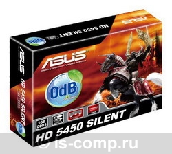   Asus Radeon HD 5450 650Mhz PCI-E 2.1 1024Mb 1200Mhz 64 bit DVI HDMI HDCP (EAH5450 SILENT DS/1GD3/LP)  3