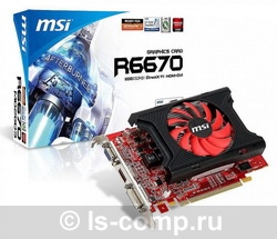   MSI Radeon HD 6670 800Mhz PCI-E 2.1 2048Mb 1334Mhz 128 bit DVI HDMI HDCP v2 (R6670-MD2GD3 V2)  4