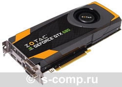   Zotac GeForce GTX 680 1006Mhz PCI-E 3.0 4096Mb 6008Mhz 256 bit 2xDVI HDMI HDCP (ZT-60103-10P)  1