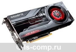   Gigabyte Radeon HD 6870 900 Mhz PCI-E 2.1 1024 Mb 4200 Mhz 256 bit 2xDVI HDMI HDCP (GV-R687D5-1GD-B)  2