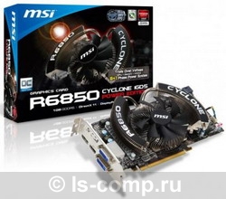   MSI Radeon HD 6850 860Mhz PCI-E 2.1 1024Mb 4400Mhz 256 bit 2xDVI HDMI HDCP (R6850 CYCLONE 1GD5 PE/OC)  1