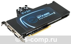   EVGA GeForce GTX 580 850Mhz PCI-E 2.0 1536Mb 4196Mhz 384 bit 2xDVI Mini-HDMI HDCP (015-P3-1589-ER)  1