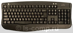   Oklick 340 M Office Keyboard Black USB+PS/2 (340M-UP-B)  1