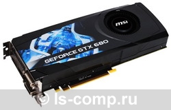   MSI GeForce GTX 680 1006Mhz PCI-E 3.0 2048Mb 6008Mhz 256 bit 2xDVI HDMI HDCP (N680GTX-PM2D2GD5)  1