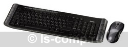    +  HAMA RF3000 Wireless Keyboard Mouse Set Silver+Black USB (H-R1052443)  1