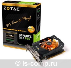   Zotac GeForce GTX 650 1058Mhz PCI-E 3.0 1024Mb 5000Mhz 128 bit 2xDVI 2xHDMI HDCP (ZT-61011-10M)  3