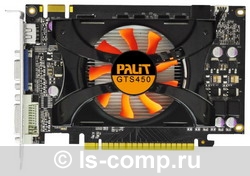   Palit GeForce GTS 450 783Mhz PCI-E 2.0 1024Mb 1400Mhz 128 bit DVI HDMI HDCP Smart Edition (NEAS450DHD01-1162F)  1