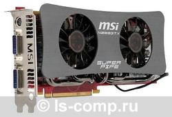   MSI GeForce GTX 285 680 Mhz PCI-E 2.0 1024 Mb 2500 Mhz 512 bit 2xDVI TV HDCP YPrPb Cool (N285GTX)  1