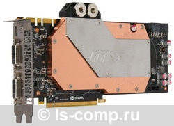   MSI GeForce GTX 480 700Mhz PCI-E 2.0 1536Mb 3696Mhz 384 bit 2xDVI Mini-HDMI HDCP HydroGen (N480GTX HydroGen)  2