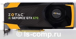   Zotac GeForce GTX 670 928Mhz PCI-E 3.0 4096Mb 6008Mhz 256 bit 2xDVI HDMI HDCP (ZT-60303-10P)  2