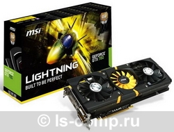   MSI GeForce GTX 780 980Mhz PCI-E 3.0 3072Mb 6008Mhz 384 bit 2xDVI HDMI HDCP (N780 LIGHTNING)  1