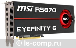   MSI Radeon HD 5870 850 Mhz PCI-E 2.1 2048 Mb 4800 Mhz 256 bit HDCP (R5870 Eyefinity 6)  2