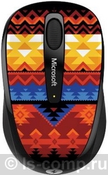   Microsoft Wireless Mobile Mouse 3500 Artist Edition Koivo Black-Orange USB (GMF-00363)  3